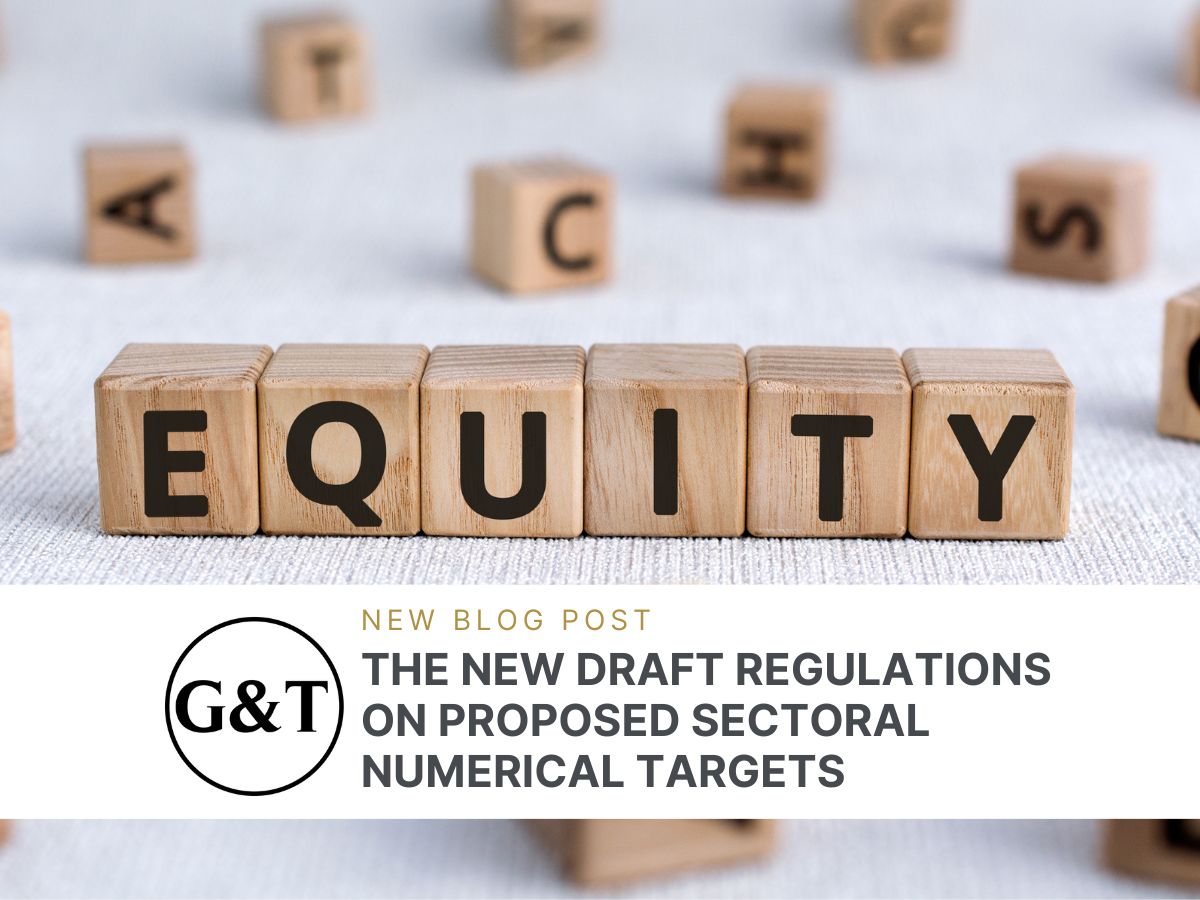 The new draft regulations on proposed sectoral numerical targets