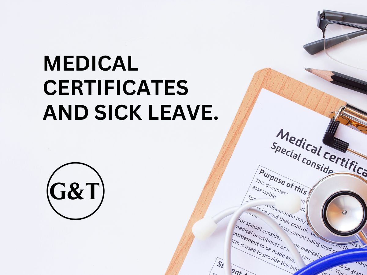 Medical certificates and sick leave